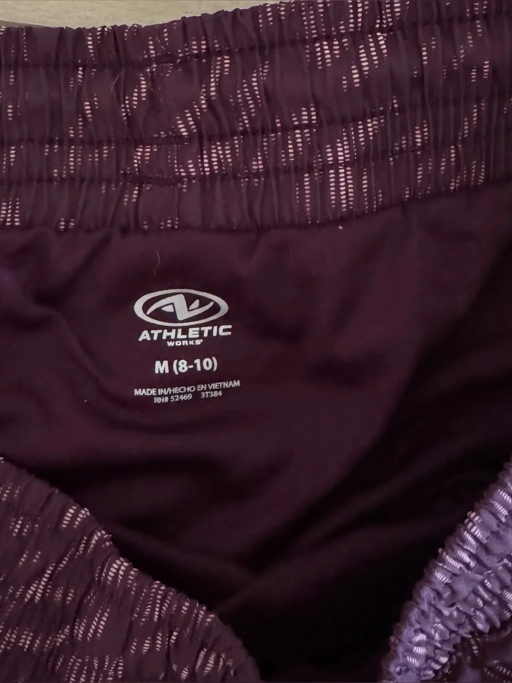 Lot of 2 Womens Athletic Works Running Athleisure Shorts Size M (8-10)